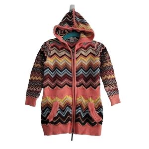 Missoni x Target 20th Anniversary Chevron Full Zip Sweater Jacket